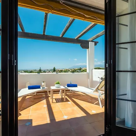 Vacation I Aldea Blanca, Luxury Duplex, Sea View, Walking Distance To Puerto Banus Marbella